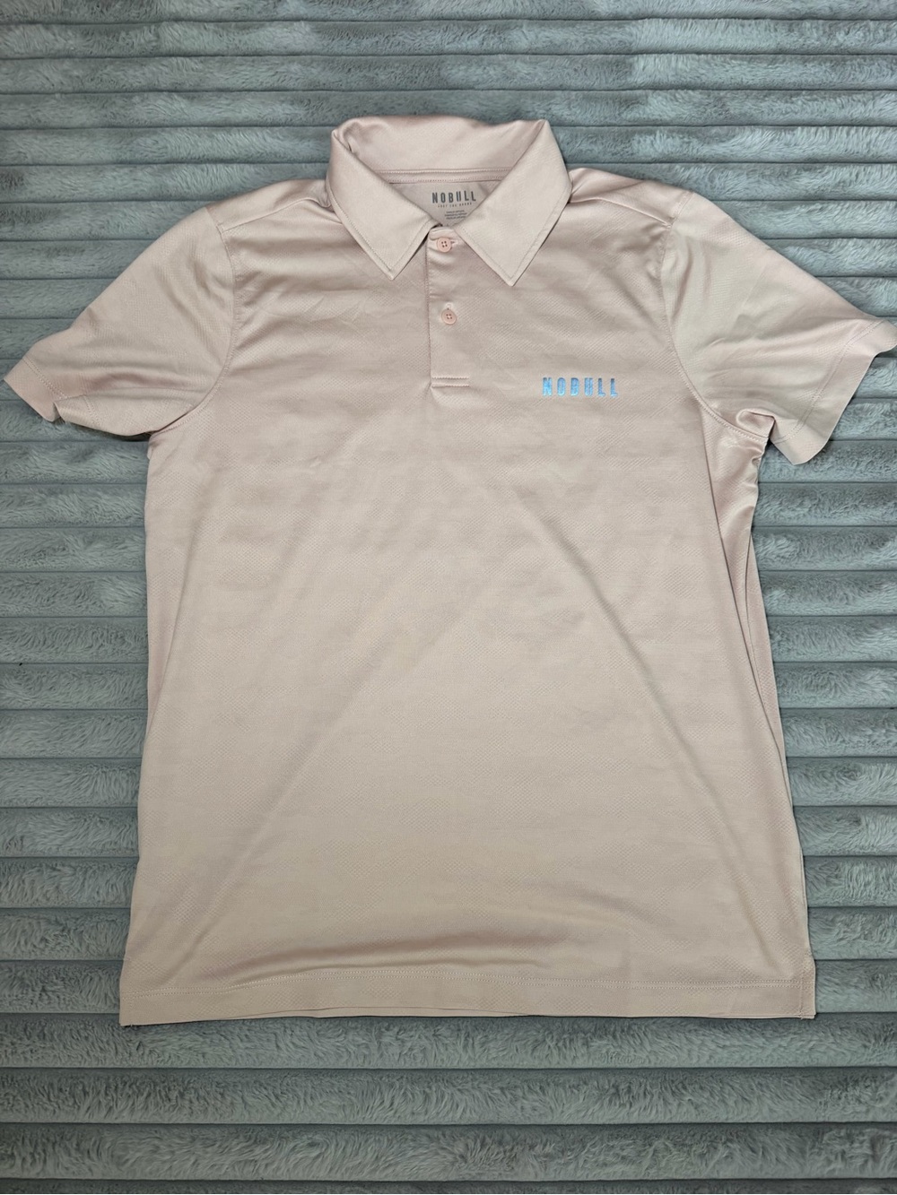 Nobull Men's Pink Polo Shirt